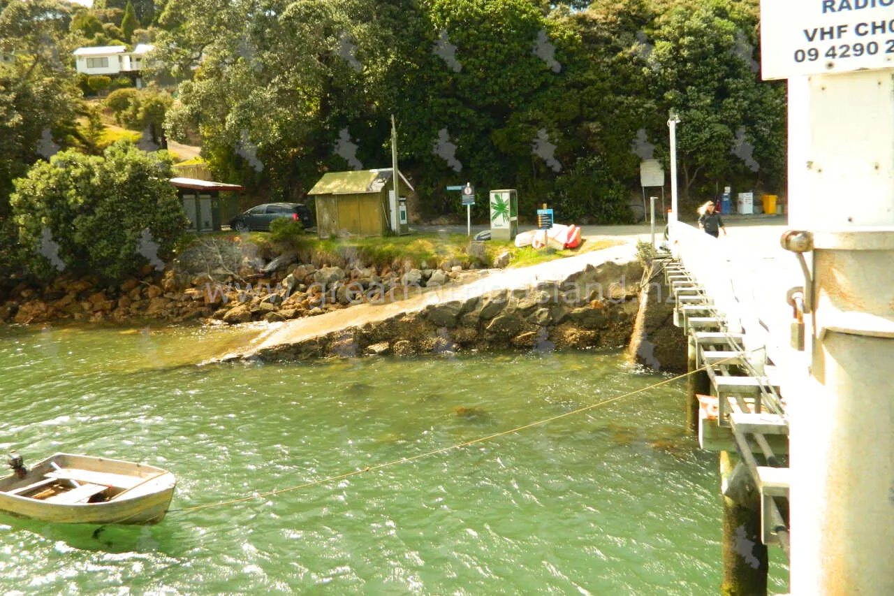 boat ramp whangaparapara great barrier island