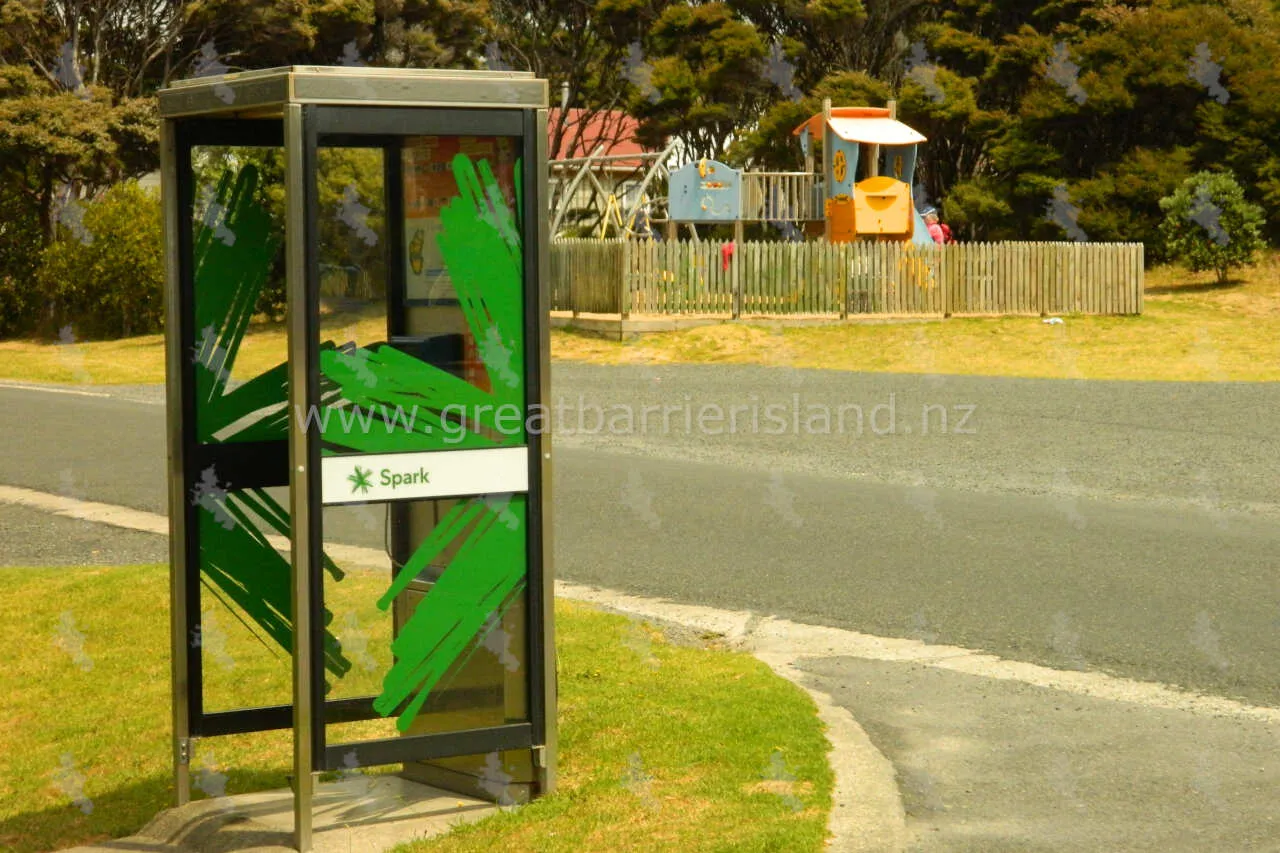 public telephone claris great barrier island
